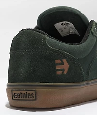 Etnies Barge LS Green & Gum Skate Shoes