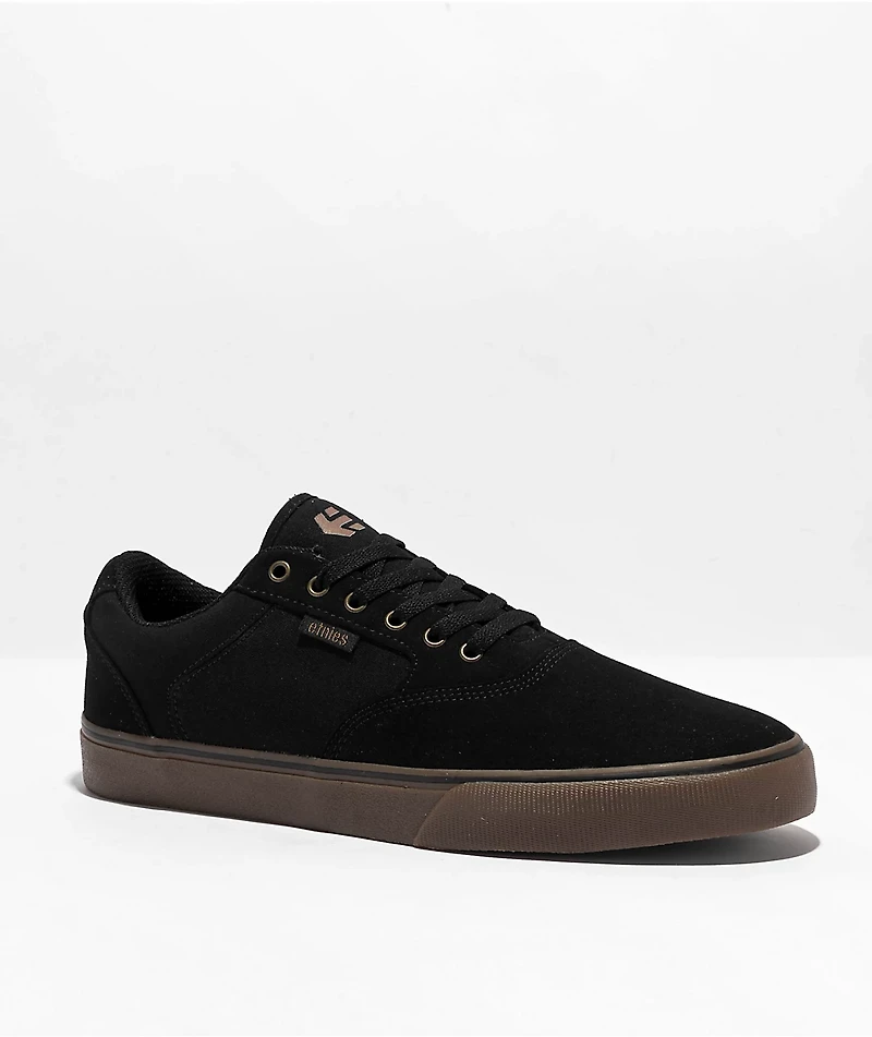 Etnies Blitz Black & Gum Skate Shoes