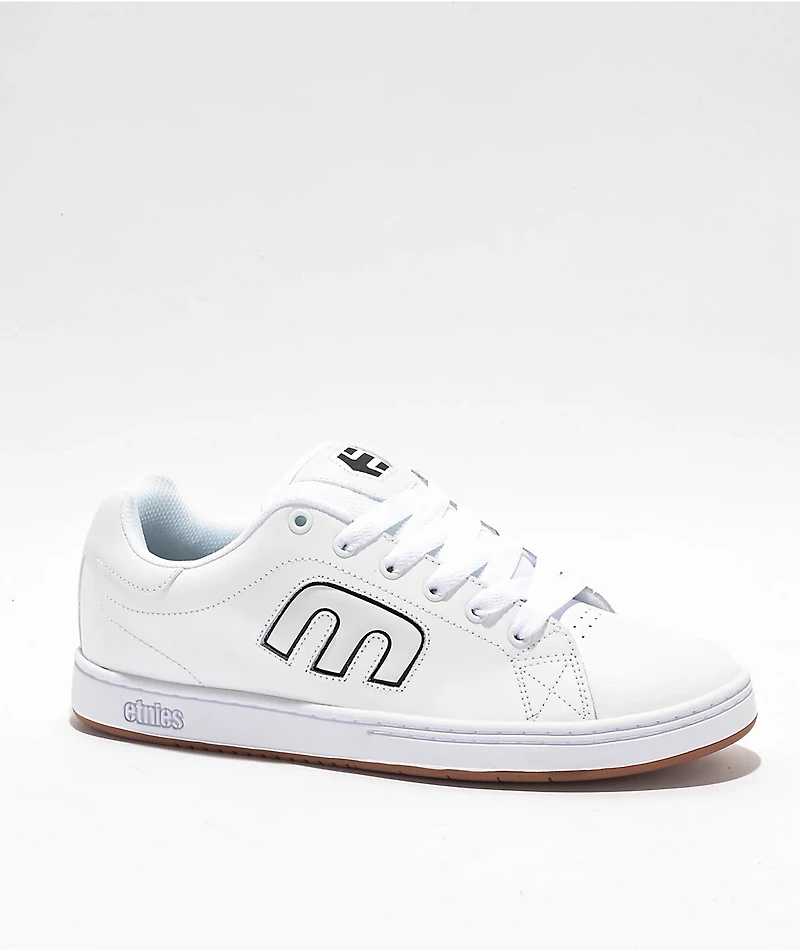 Etnies Callicut Black & White Skate Shoes