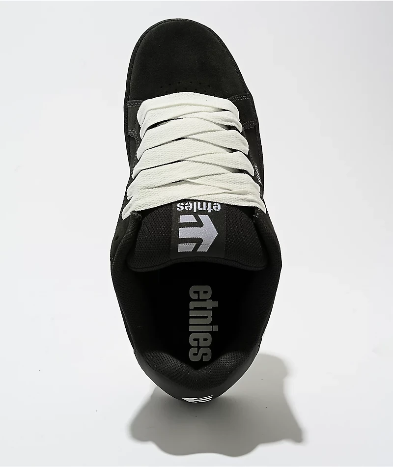 Etnies Fader Black & White Skate Shoes