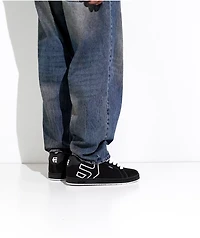 Etnies Fader Black & White Skate Shoes