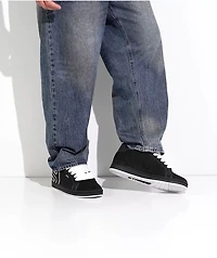 Etnies Fader Black & White Skate Shoes