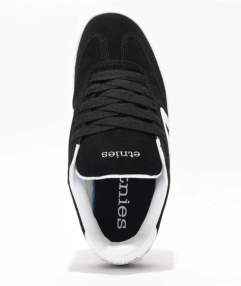 Etnies Locut Black & White Skate Shoes