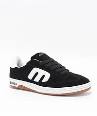 Etnies Locut Black & White Skate Shoes