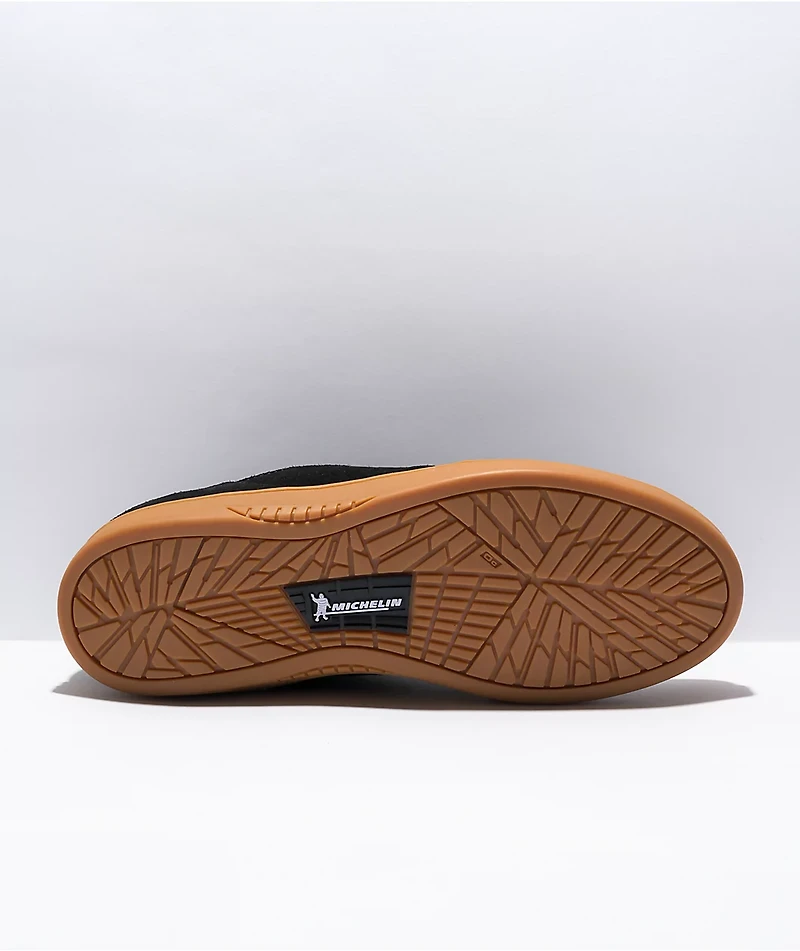 Etnies Marana Black, Dark Grey & Gum Skate Shoes