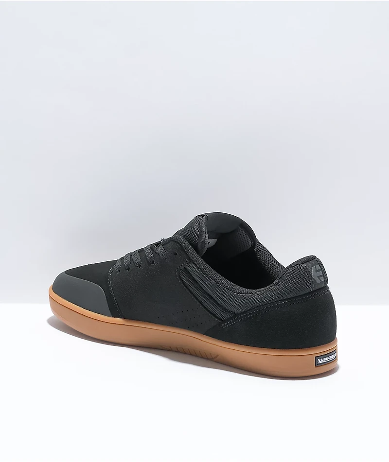 Etnies Marana Black, Dark Grey & Gum Skate Shoes