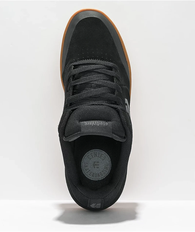 Etnies Marana Black, Dark Grey & Gum Skate Shoes