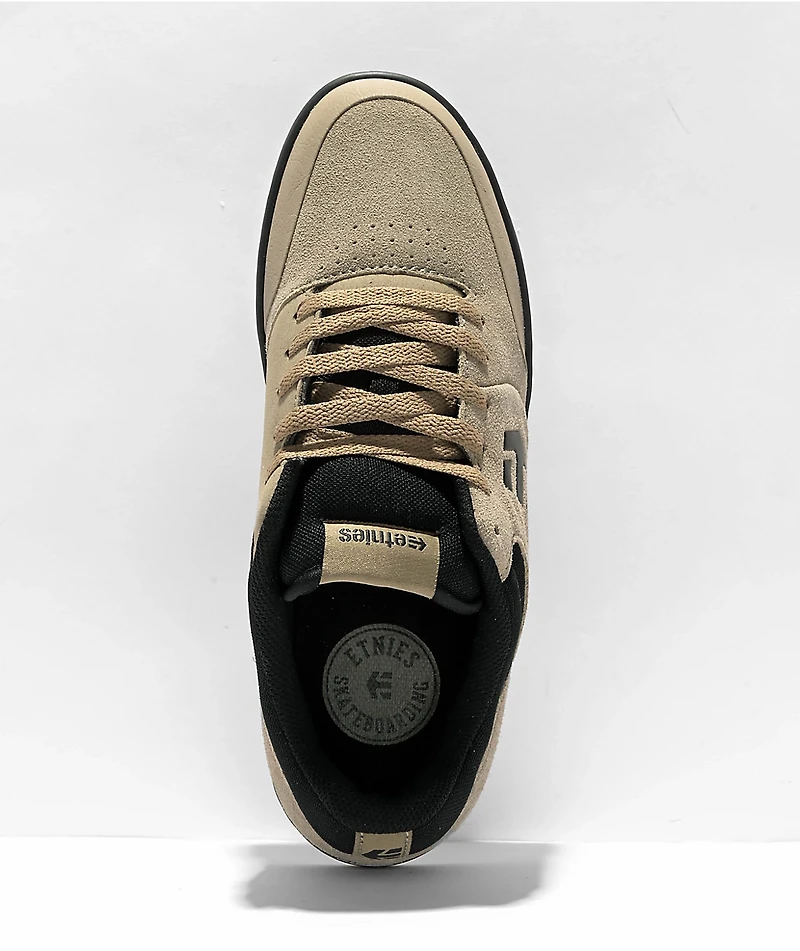 Etnies Marana Tan & Black Skate Shoes