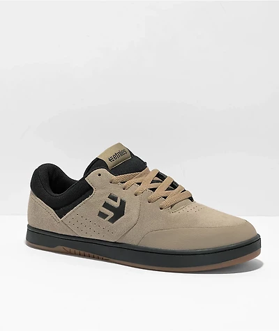 Etnies Marana Tan & Black Skate Shoes