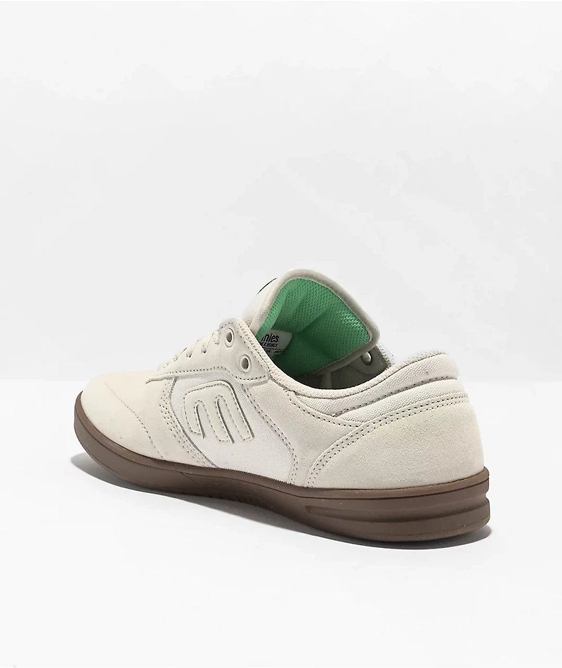Etnies x Bones Windrow Vulc White & Gum Skate Shoes
