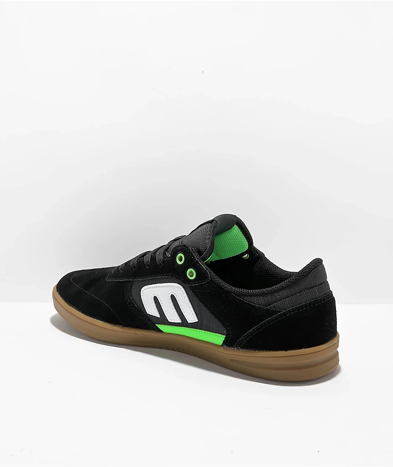 Etnies x Doomed Windrow Black, Green & Gum Skate Shoes