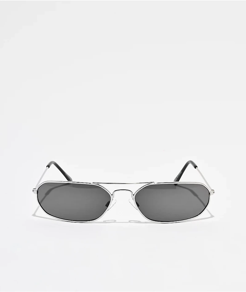 Everett Speeder Silver & Black Sunglasses