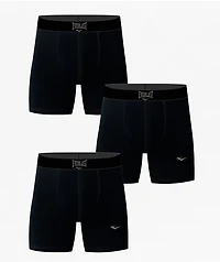 Everlast 3 Pack Black Boxer Briefs