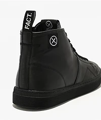 FACT. CNTRL Monkey Black Leather Shoes