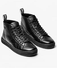 FACT. CNTRL Monkey Black Leather Skate Shoes