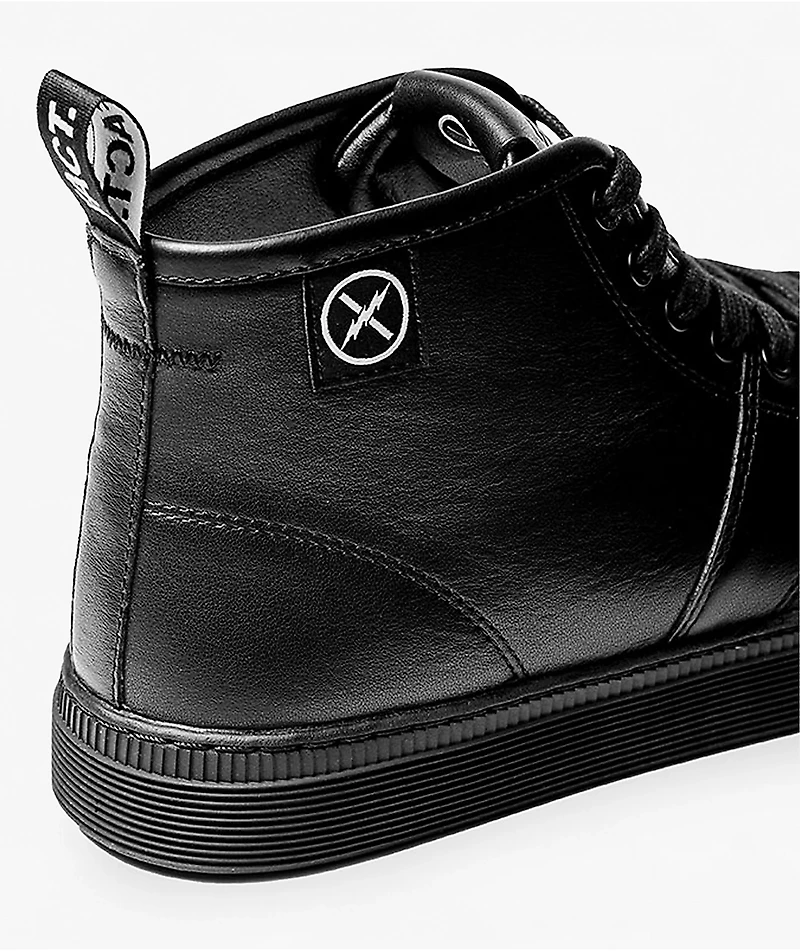 FACT. CNTRL Monkey Black Leather Skate Shoes