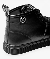 FACT. CNTRL Monkey Black Leather Skate Shoes