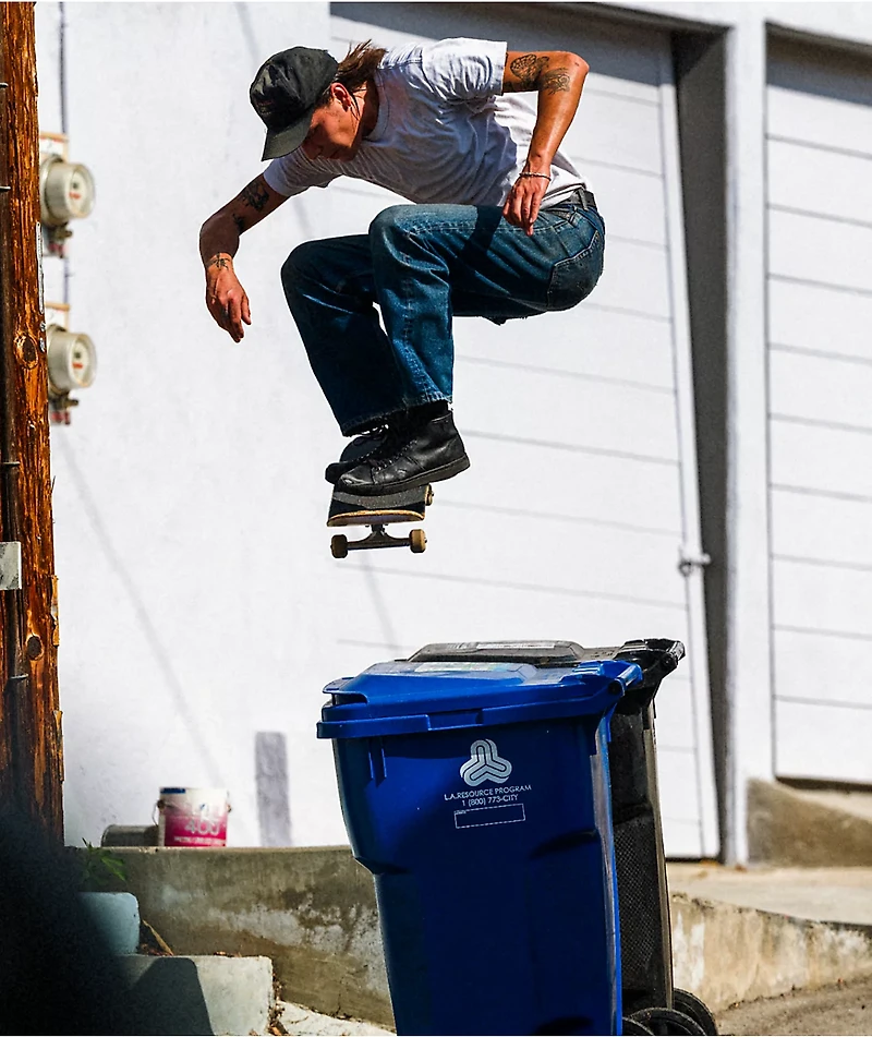 FACT. CNTRL Monkey Black Leather Skate Shoes