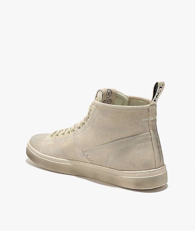 FACT. CNTRL Monkey Dirty White Suede Shoes