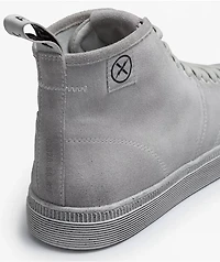 FACT. CNTRL Monkey Dirty White Suede Skate Shoes