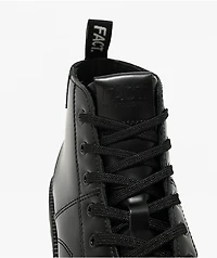 FACT. Monkey Black Leather Boots