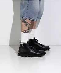 FACT. Monkey Black Leather Boots