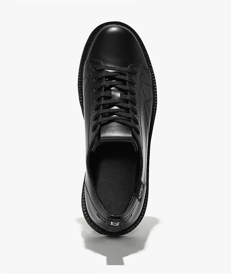 FACT. Monkey Black Leather Shoes