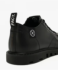FACT. Monkey Black Leather Shoes