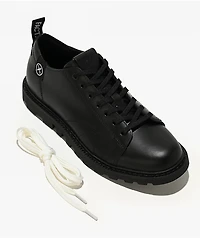 FACT. Monkey Black Leather Shoes