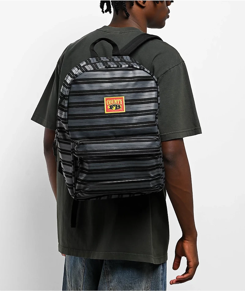 FB County Black & Grey Backpack