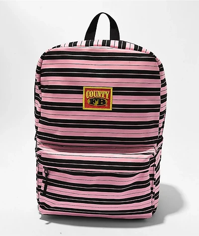 FB County Black & Pink Backpack