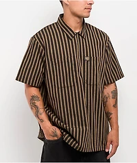 FB County Black & Tan Stripe Quarter Zip Shirt