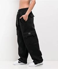 FB County Black Cargo Sweatpants