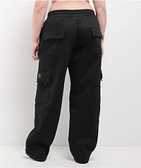 FB County Black Cargo Sweatpants