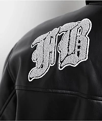 FB County Black Leather Jacket
