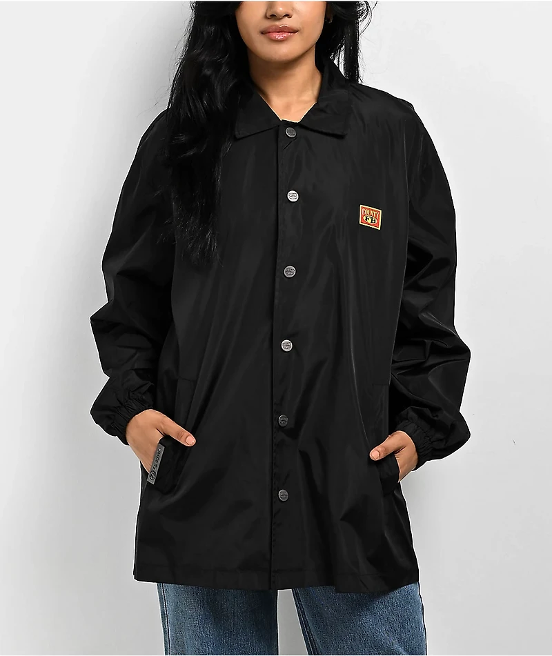 FB County Black Windbreaker Jacket