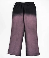 FB County Bleach Dye Black & Pink Sweatpants