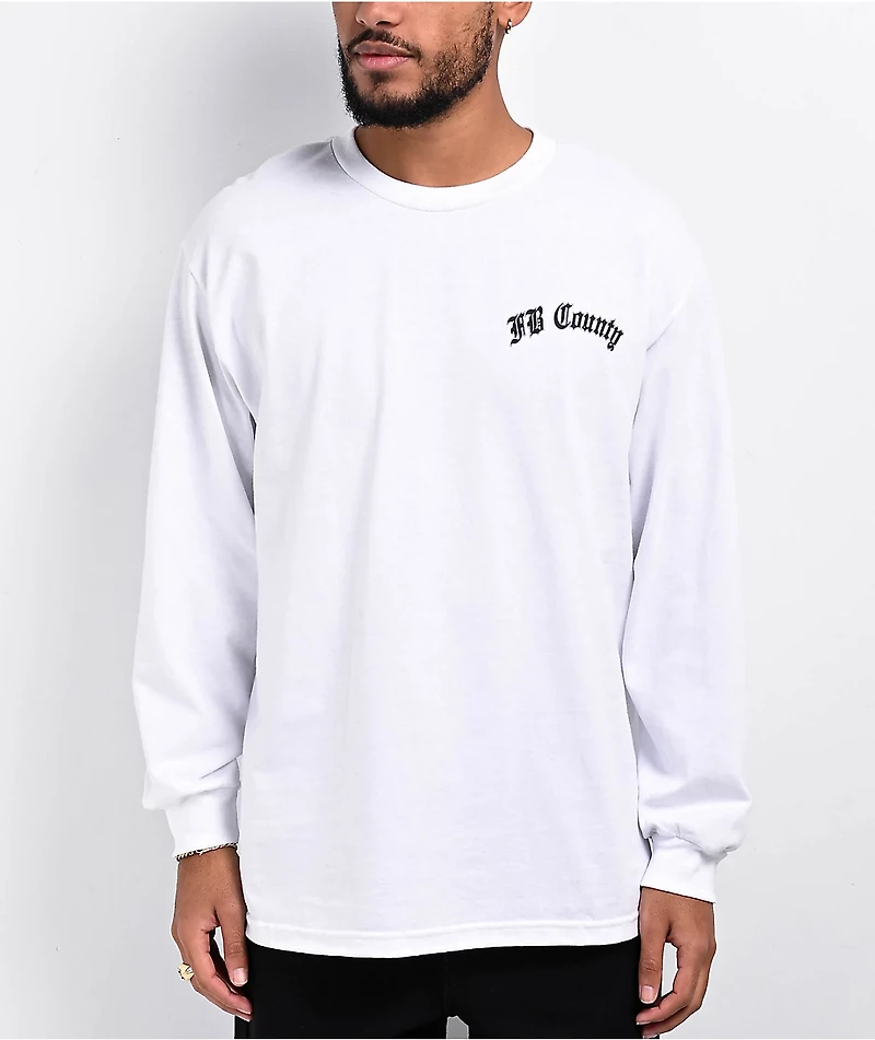 FB County Bounce To The Ounce White Long Sleeve T-Shirt