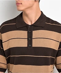 FB County Charlie Brown & Tan Polo Shirt