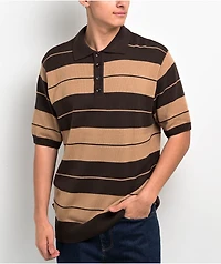 FB County Charlie Brown & Tan Polo Shirt