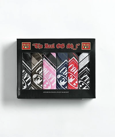 FB County Charlie Brown Bandana 6 Pack
