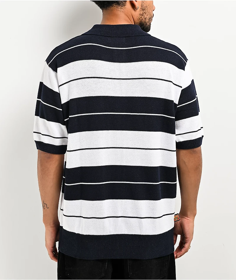 FB County Charlie Brown Navy & White Polo Shirt
