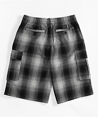 FB County Checker Grey Cargo Shorts
