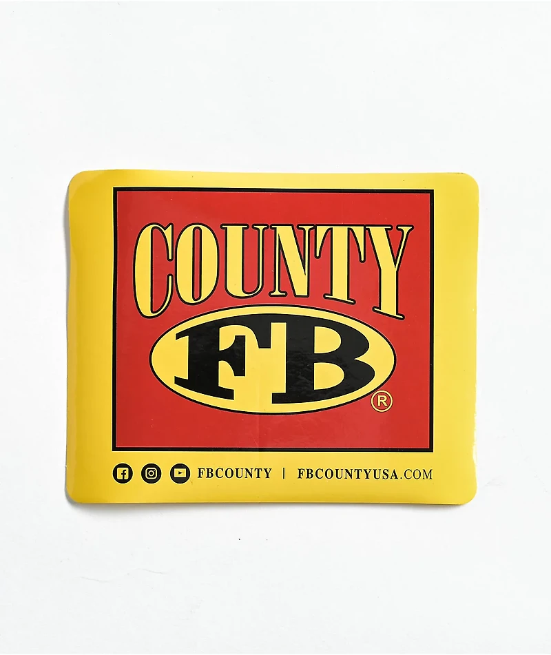 FB County Classic Logo Sticker