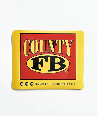 FB County Classic Logo Sticker