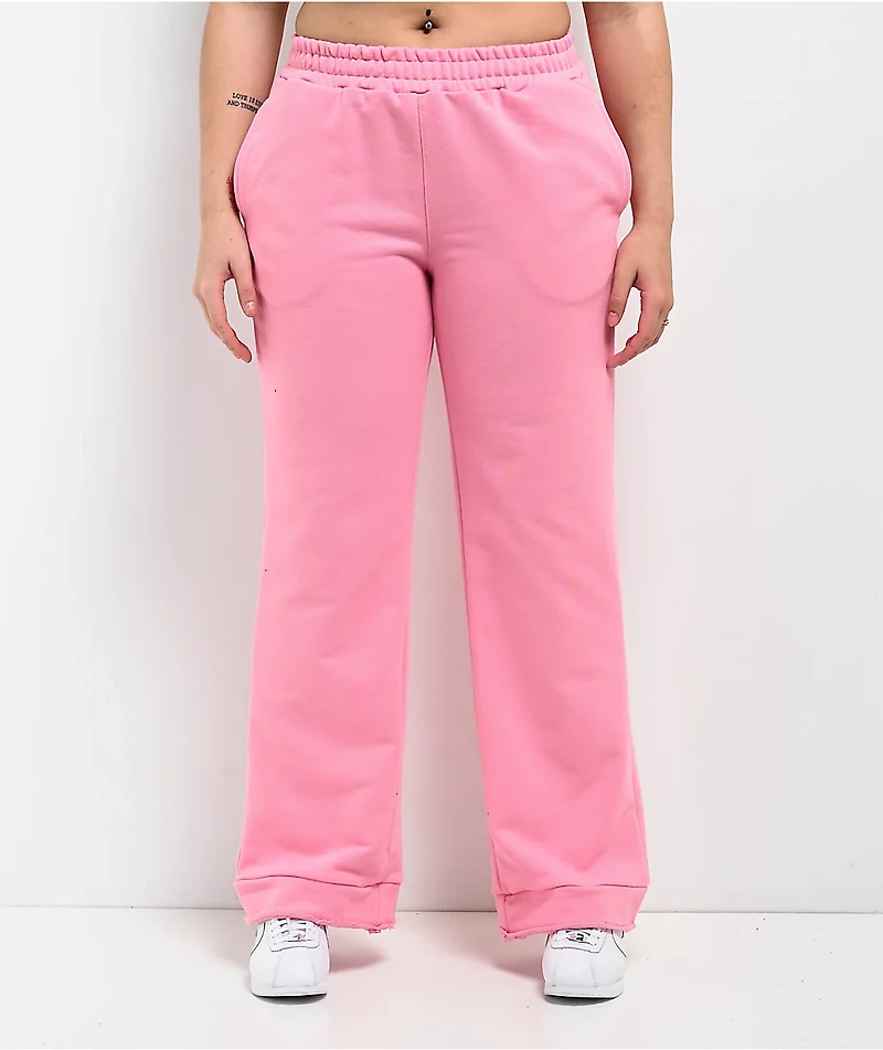 FB County French Terry Pink Sweatpants