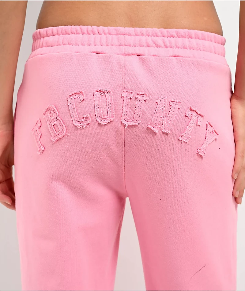 FB County French Terry Pink Sweatpants