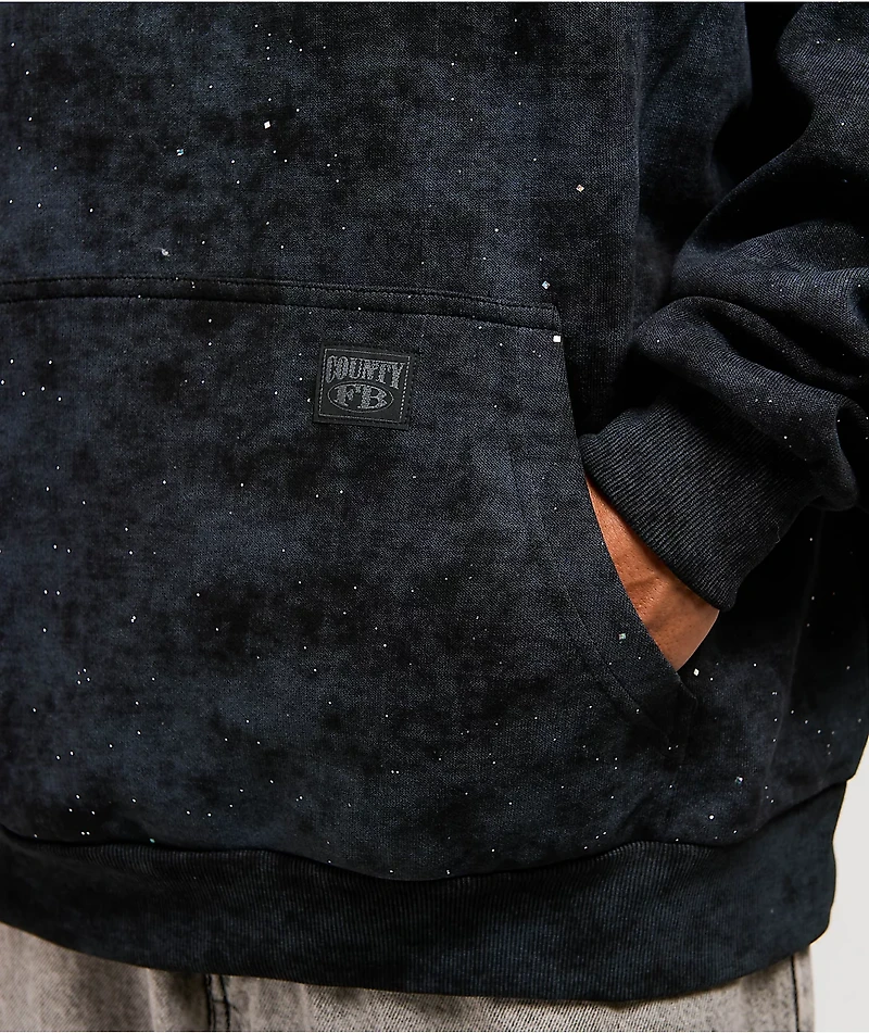 FB County Glitter Black Hoodie