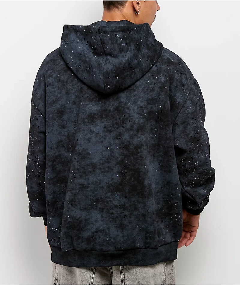 FB County Glitter Black Hoodie