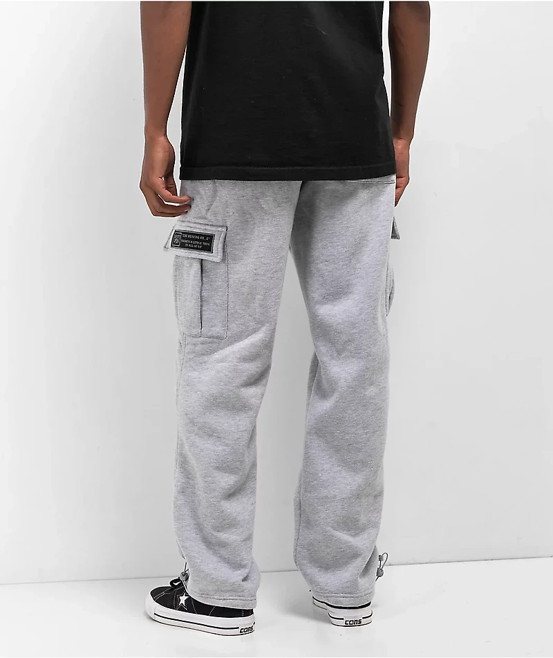 FB County Grey Cargo Sweatpants